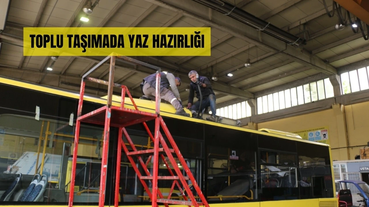 Halk Otobüslerinde Klima Bakımı Yapıldı