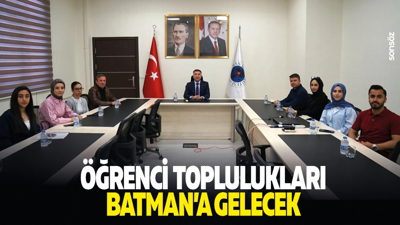 Öğrenci Toplulukları Batman’da Buluşacak