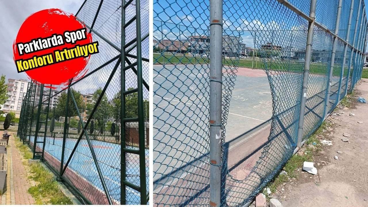 Parklardaki Spor Aletleri Yenileniyor