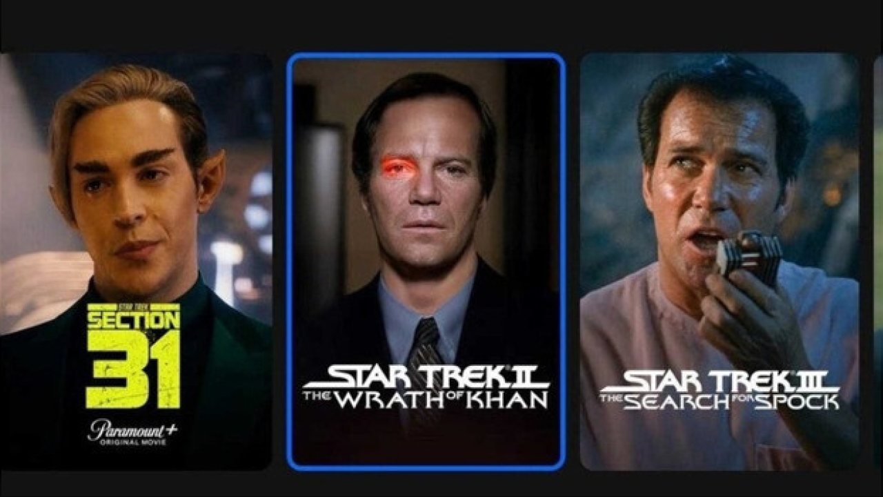 Paramount+ Star Trek II için Kaptan Kirk görselini yeniledi