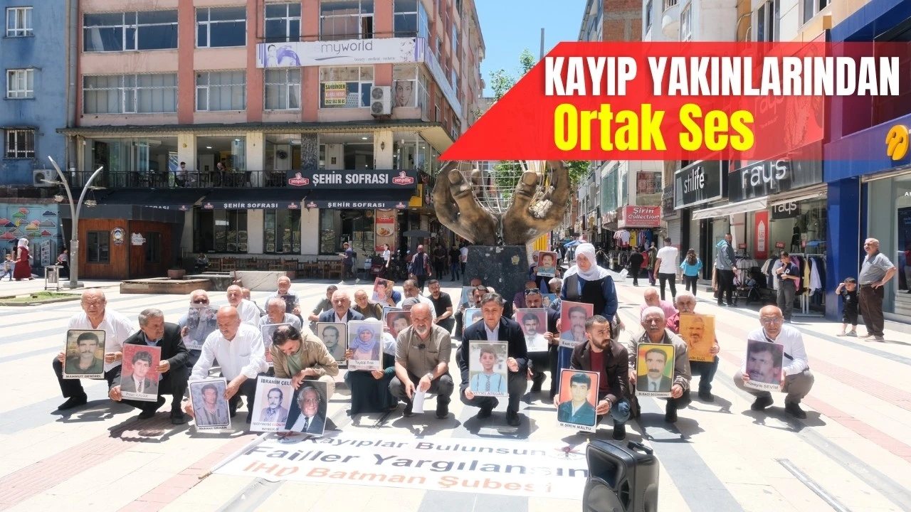 İHD Batman Şubesi Kayıp İsa Gök İçin Adalet Talep Etti