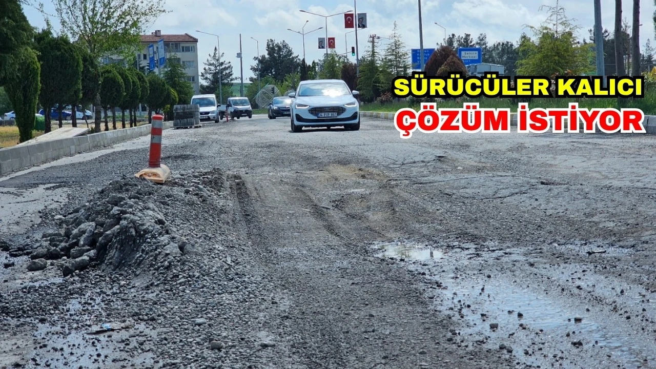 Havalimanı Yolunda Çökme Sorunu Devam Ediyor