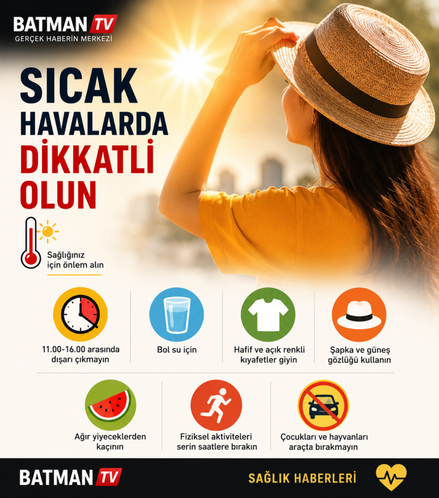 Sıcak Havalarda Nelere Dikkat Etmeliyiz?