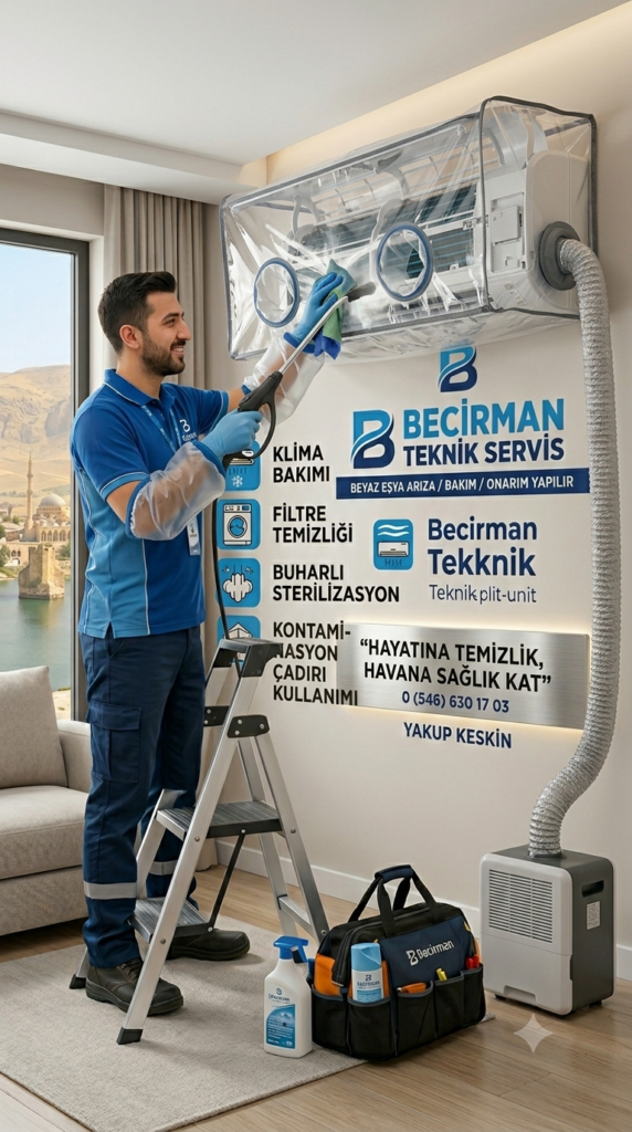 BECİRMAN TEKNİK SERVİS UYARIYOR: “DÜZENLİ KLİMA BAKIMI LÜKS DEĞİL, SAĞLIKLI BİR YAŞAM İÇİN ZORUNLULUKTUR!”