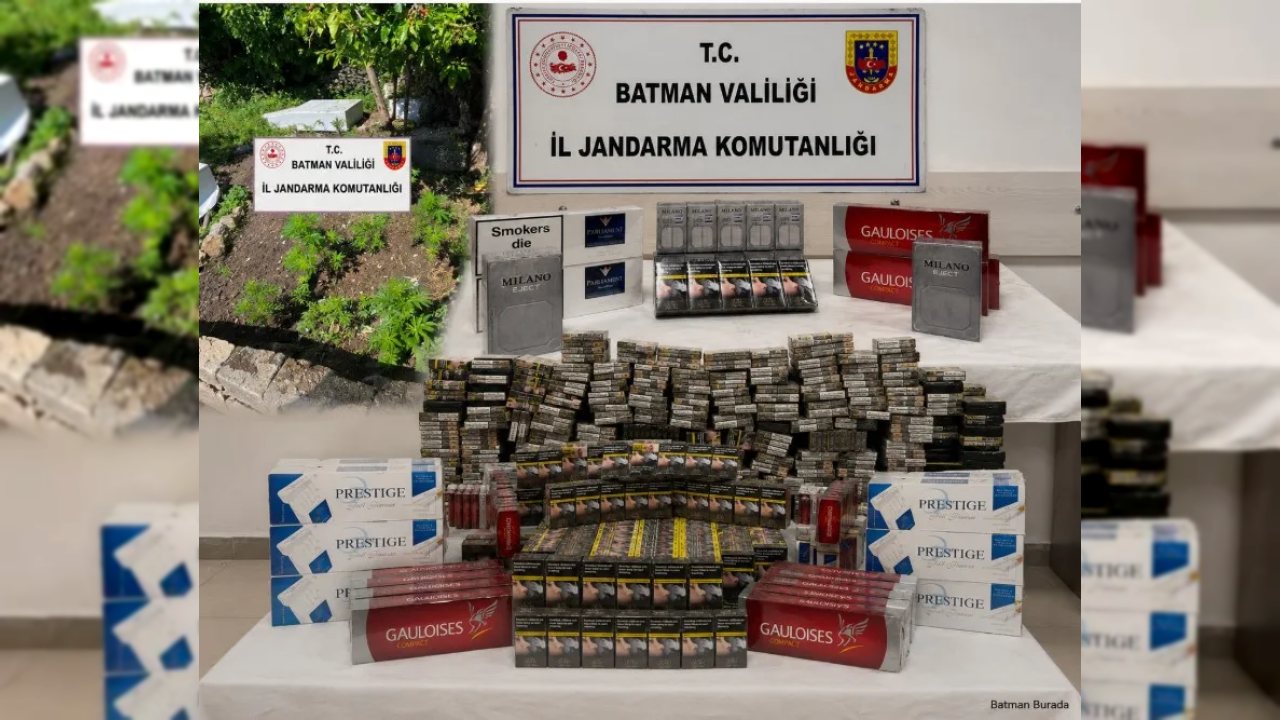 Batman’da kaçakçılık operasyonlarında 20 kişi hakkında işlem yapıldı