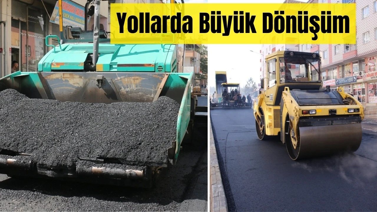 Batman’da Son 4 Yılda 520 Bin Ton Asfalt Serildi