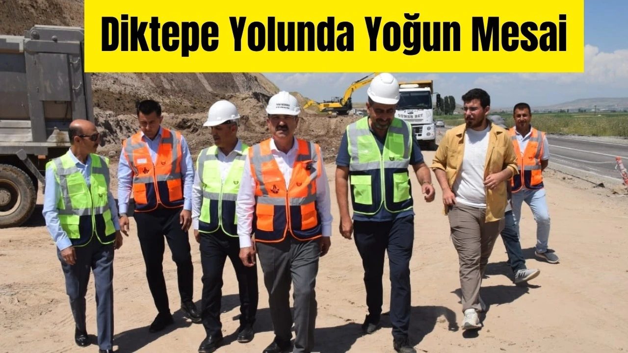 Batman-Diktepe yolunda çalışmalar yıl sonuna kadar tamamlanacak