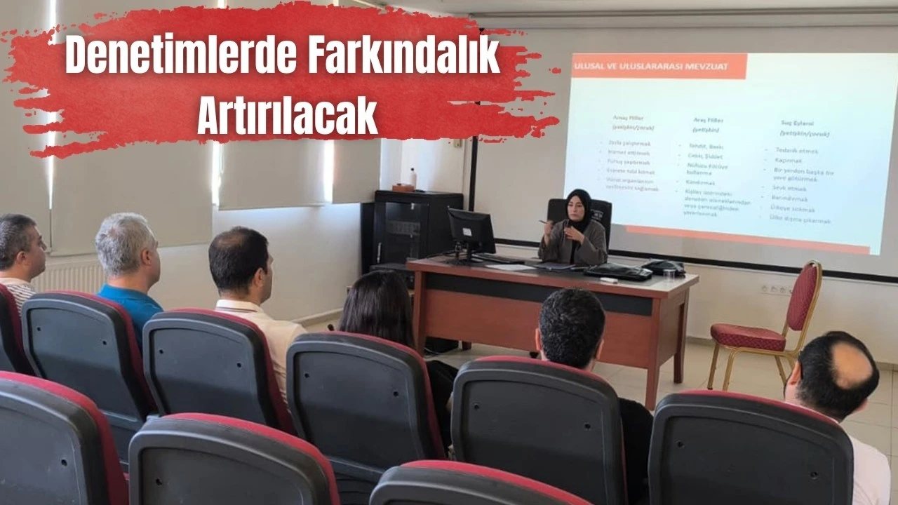 Batman’da SGK Denetmenlerine İnsan Ticareti Eğitimi Verildi