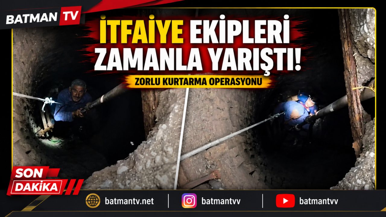 Huzur Mahallesi’nde Kuyudan Kurtarılan Vatandaşın Sağlığı İyi