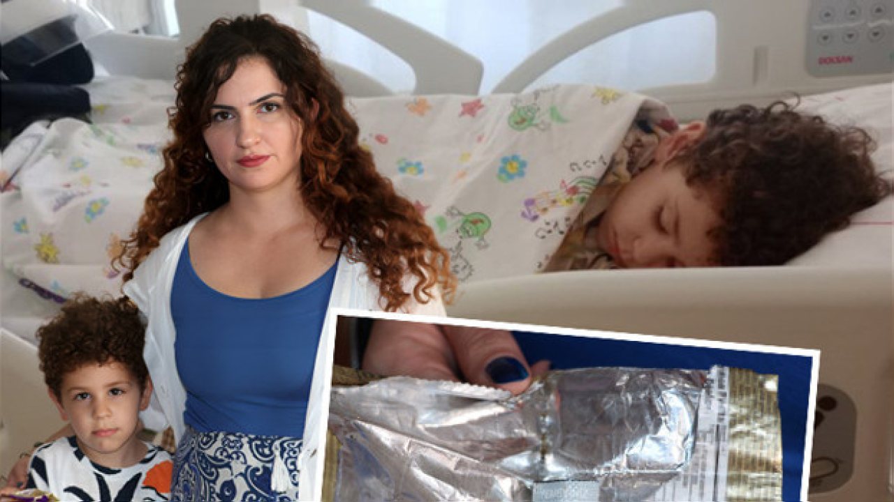 Çikolatalı Kekin İçinden Çıkan Paket Küçük Çocuğu Zehirledi