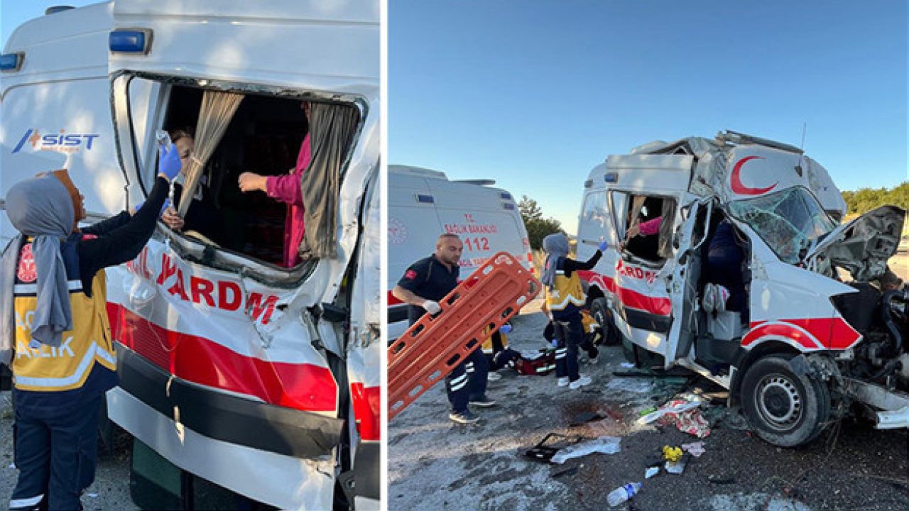 Kütahya’da Ambulans TIR’a Çarptı, Hasta Hayatını Kaybetti