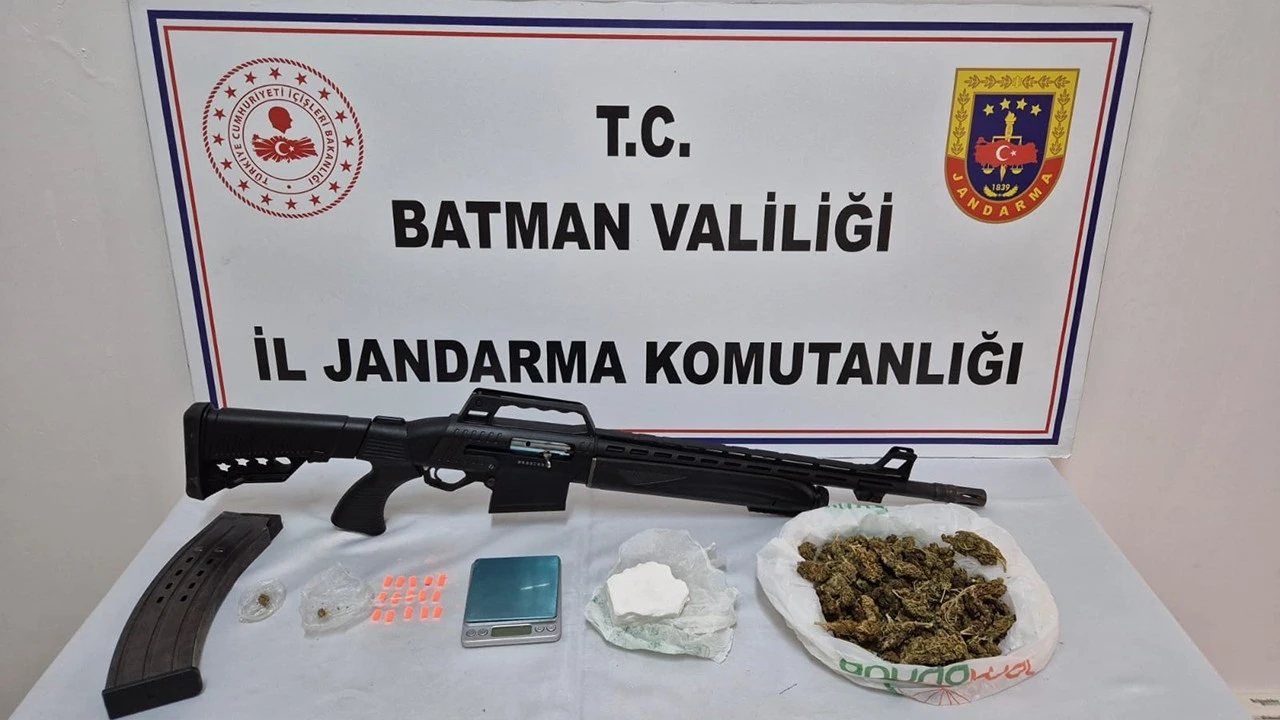 Batman’da Uyuşturucu Operasyonunda Çok Sayıda Madde Ele Geçirildi