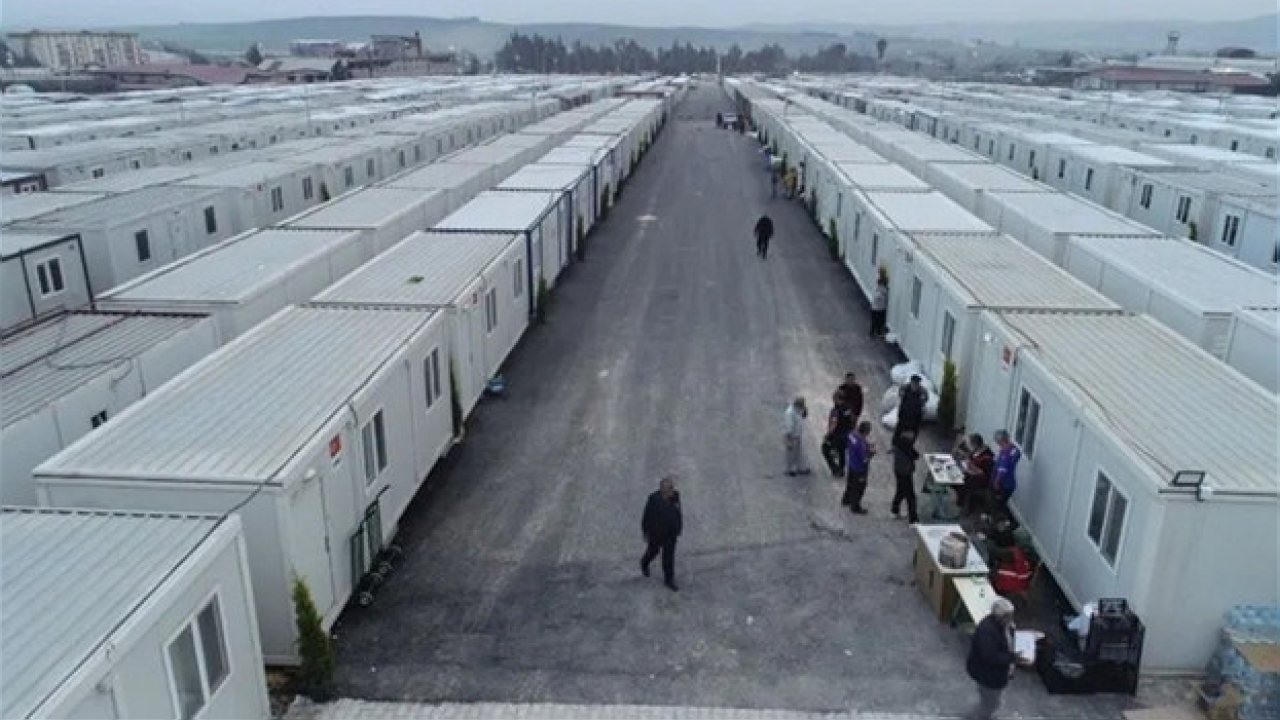 AFAD’dan Hatay konteyner kentlerde barınma desteği açıklaması
