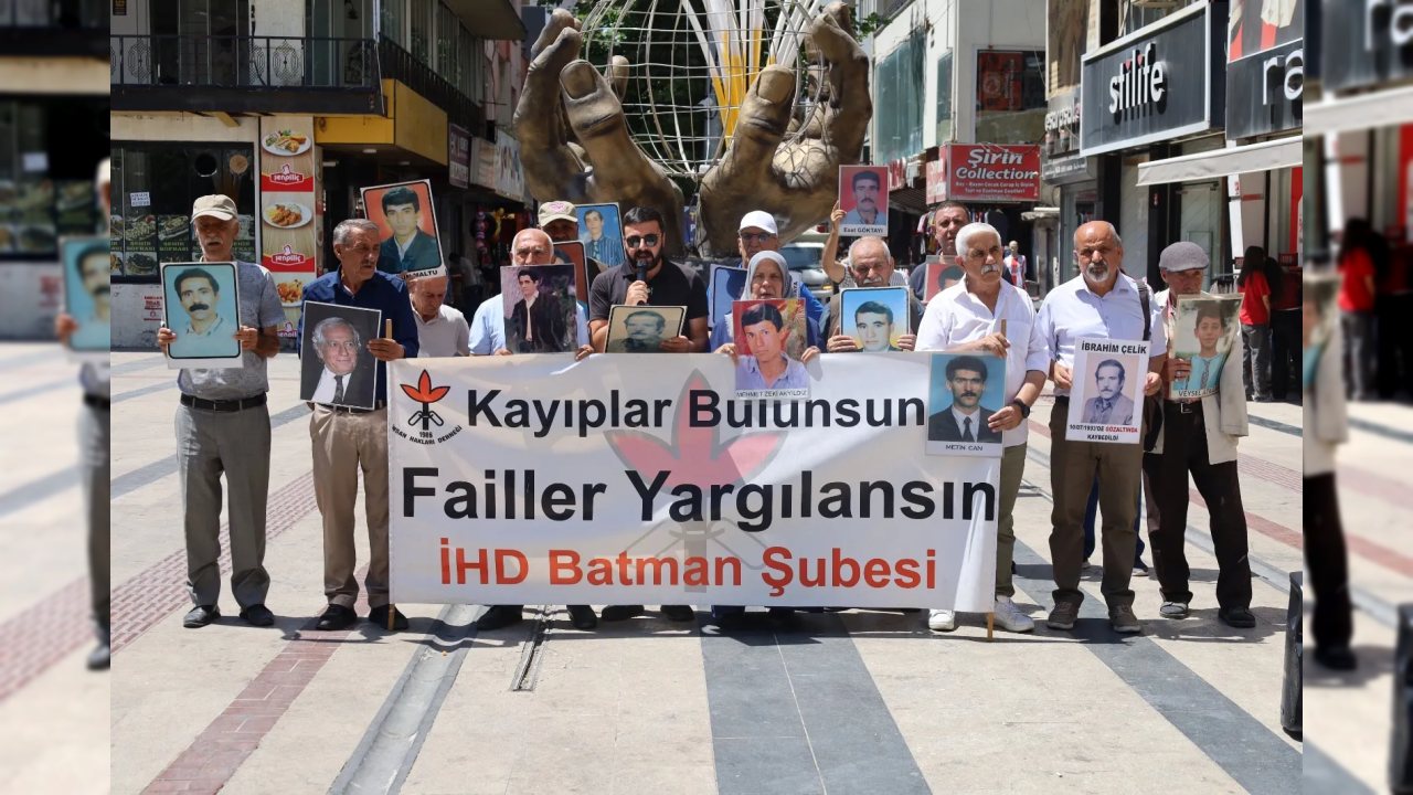 İHD Batman, 32 Yıldır Kayıp Baba ve Oğul İçin Adalet İstedi