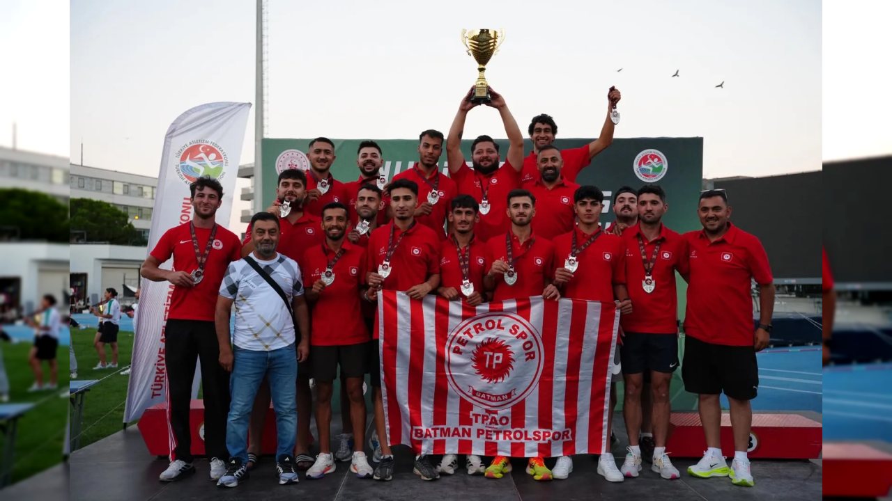 TPAO Batman Petrolspor Atletizm Süper Ligi’ne Yükseldi