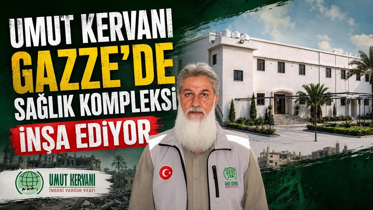 Gazze’de Umut Kervanı Sağlık Kompleksi İnşa Ediyor