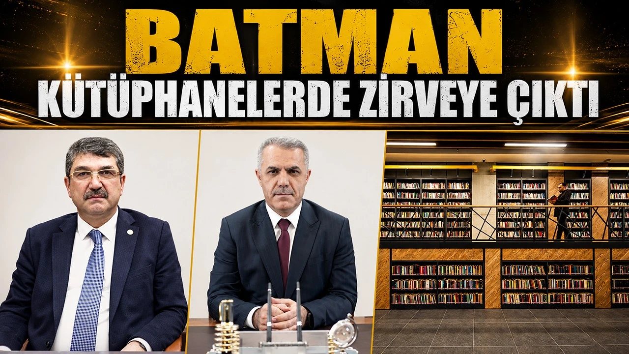 Batman Kütüphane Kullanımında İkinci Sırada