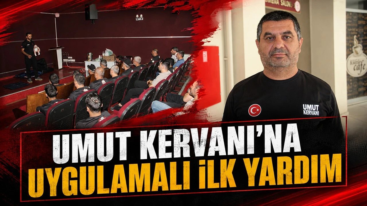 Batman Umut Kervanı’na İlk Yardım Eğitimi Verildi