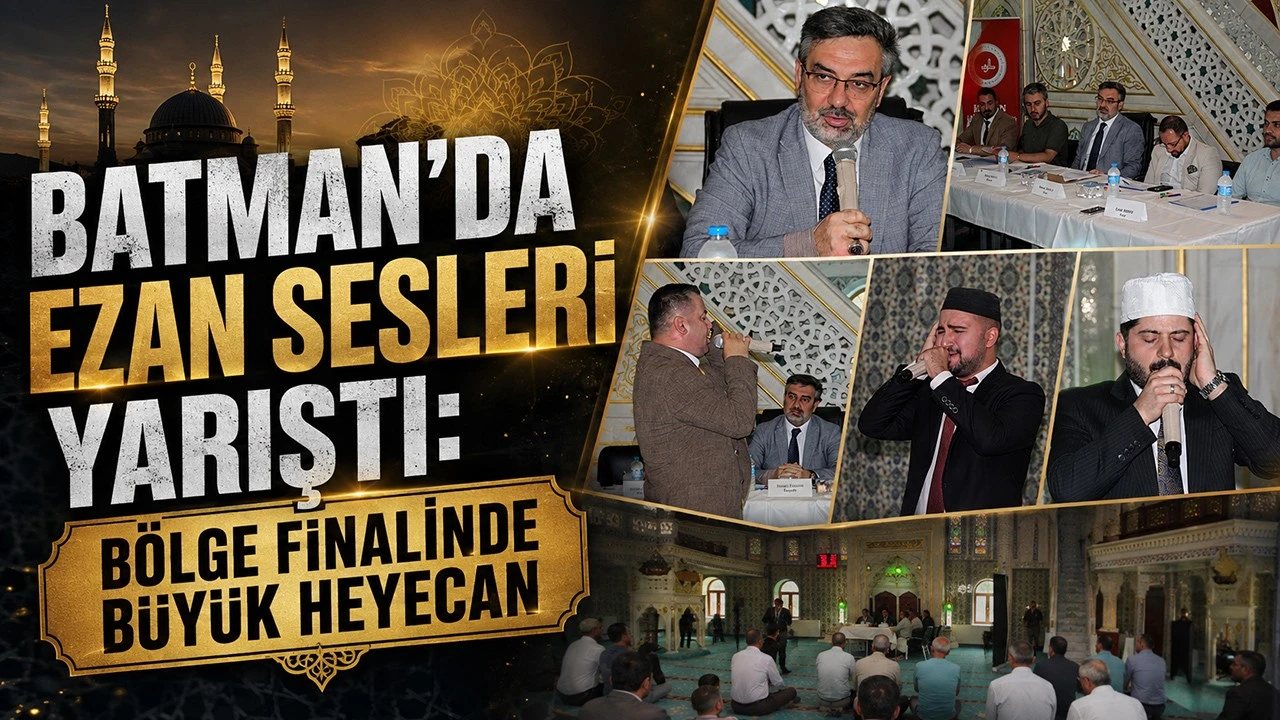 Batman’da Ezanı Güzel Okuma Yarışması Düzenlendi