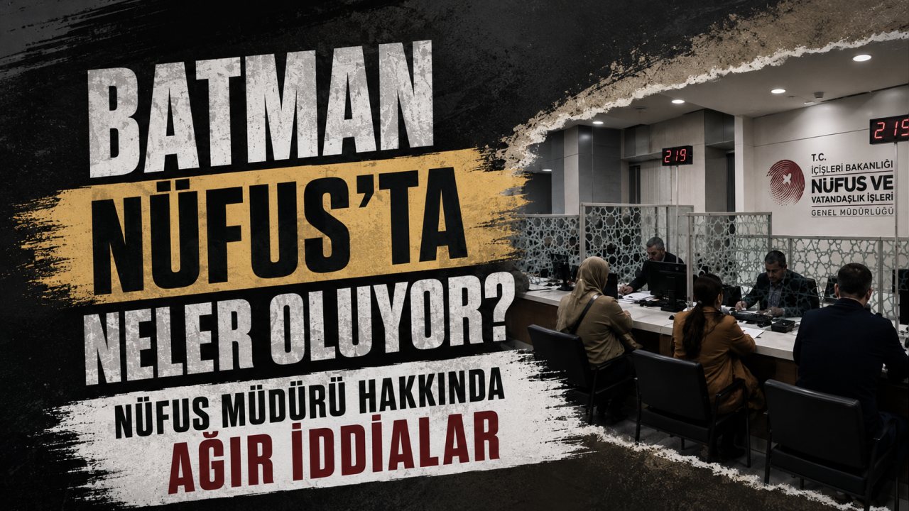 Batman Nüfus Müdürlüğü’nde Mobbing İddiaları Artıyor