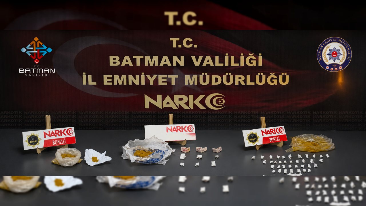 BATMAN’DA UYUŞTURUCU OPERASYONU: 5 ŞÜPHELİ TUTUKLANDI