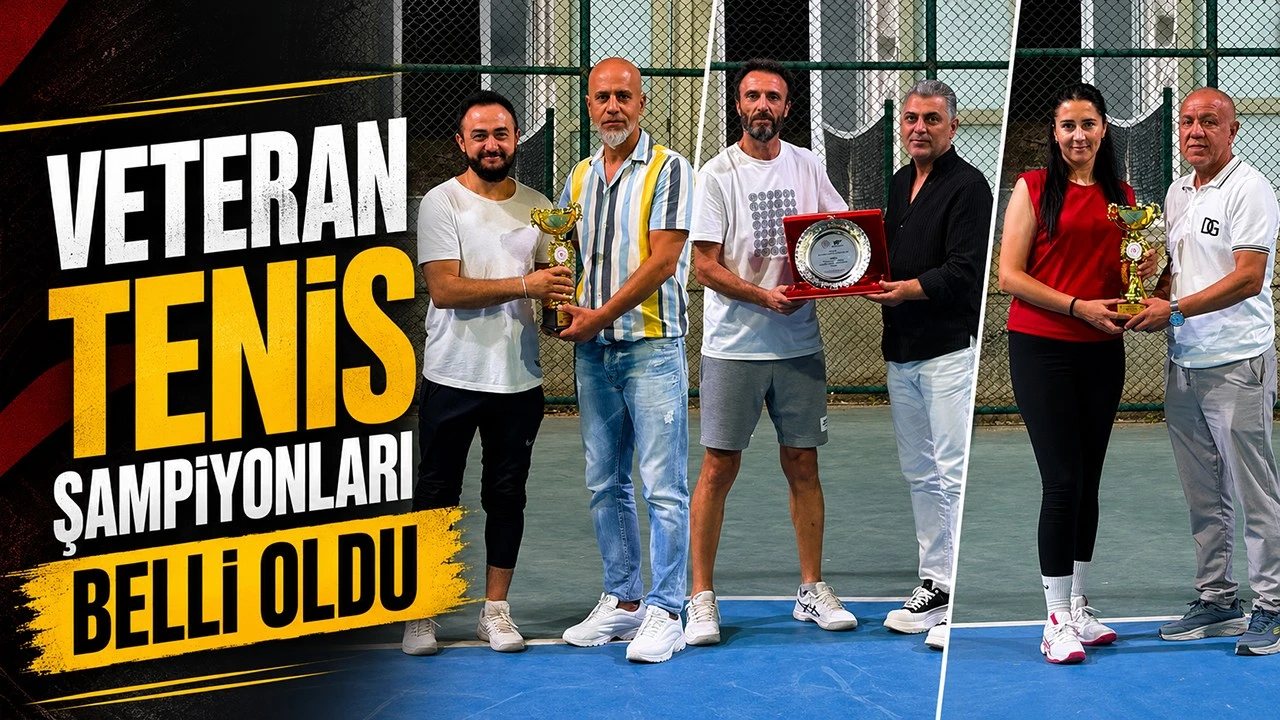 Batman’da Veteran Tenis Turnuvası Sonuçlandı