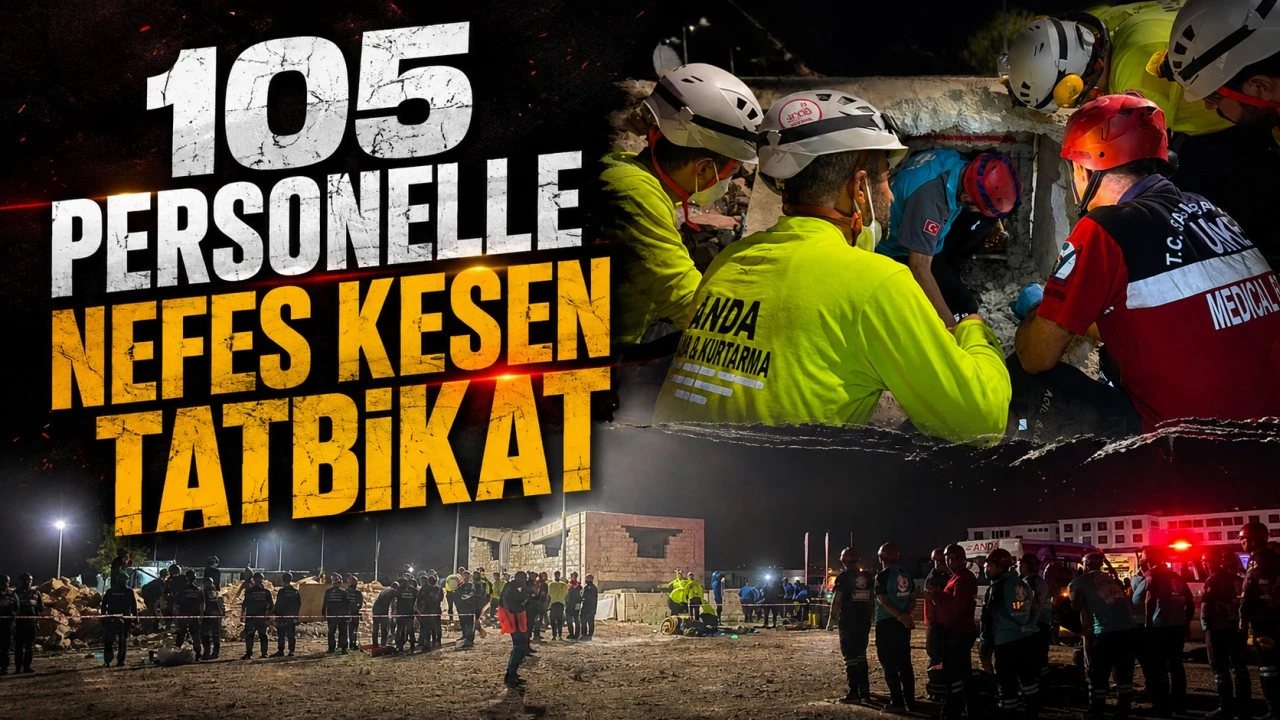 Batman’da 105 Personelle Gerçekleştirilen Arama-Kurtarma Tatbikatı