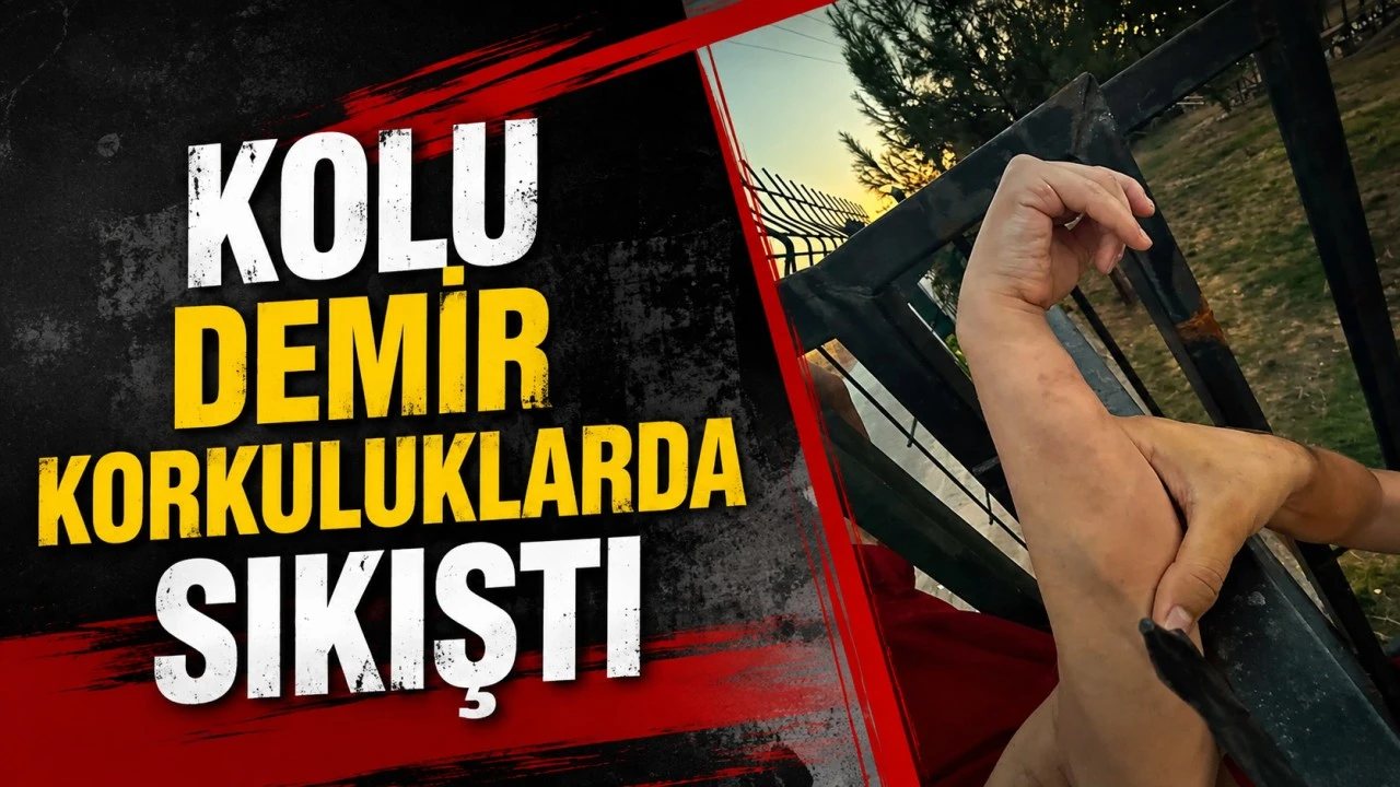 Siirt’te Kolunu Demir Parmaklıklara Sıkıştıran Vatandaşa Yardım