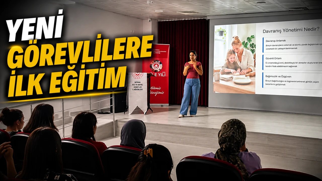 Batman’da Yeni Bakım Personeline Eğitim Verildi