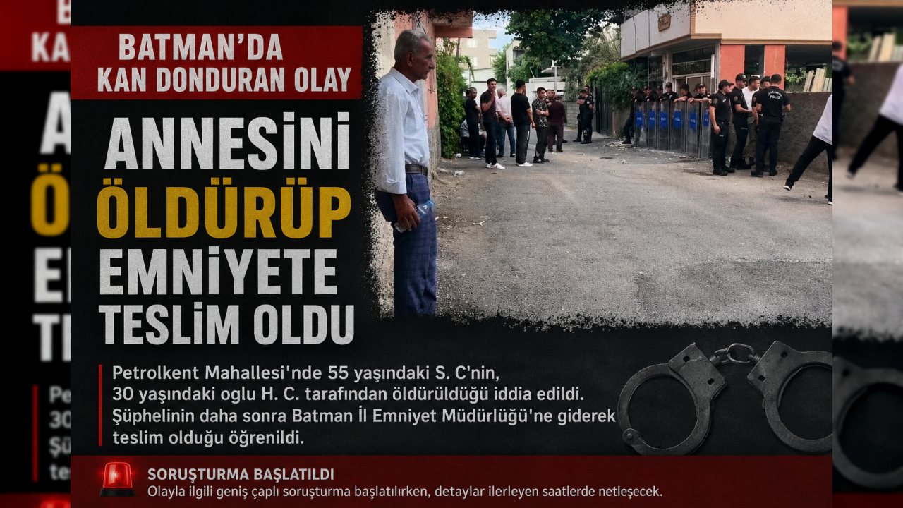 Batman’da cinayet: Annesinin cesedi çöp konteynerinde bulundu