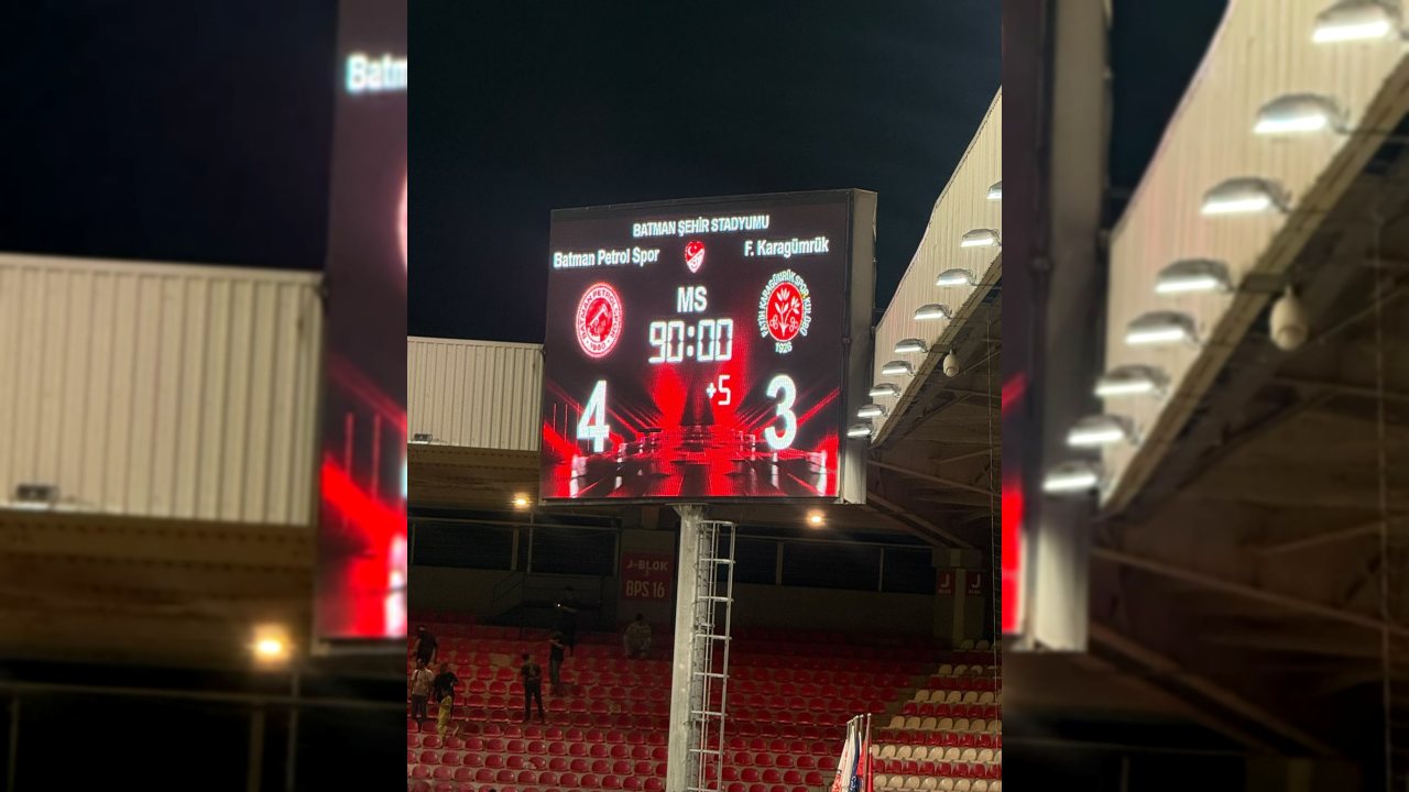 🔴⚪ BATMAN PETROLSPOR’DAN NEFES KESEN GALİBİYET! 4-3
