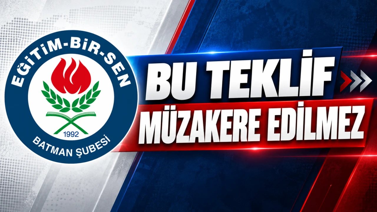 Eğitim-Bir-Sen, Promosyon Teklifini Kabul Etmiyor