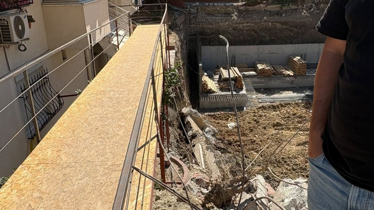 Bahçelievler’de İstinat Duvarı Çöktü, Yaralı Yok