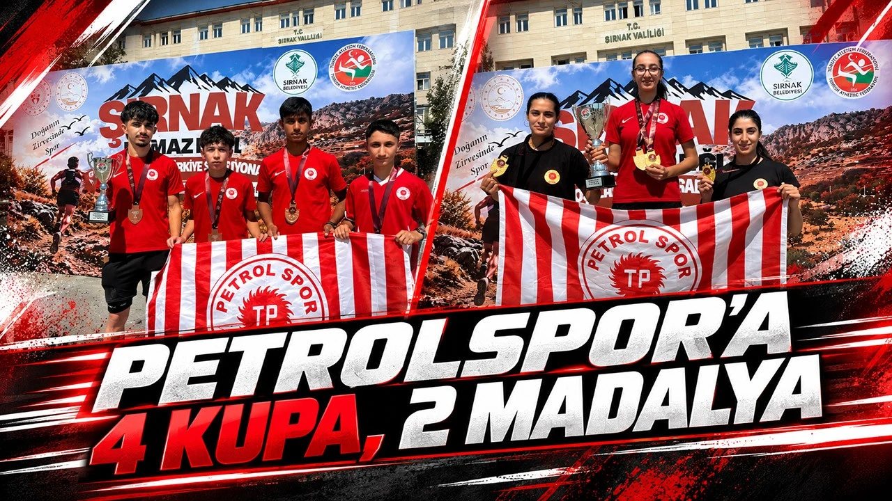 Batman Petrolspor, Atletizm Yarışmasında 4 Kupa Kazandı