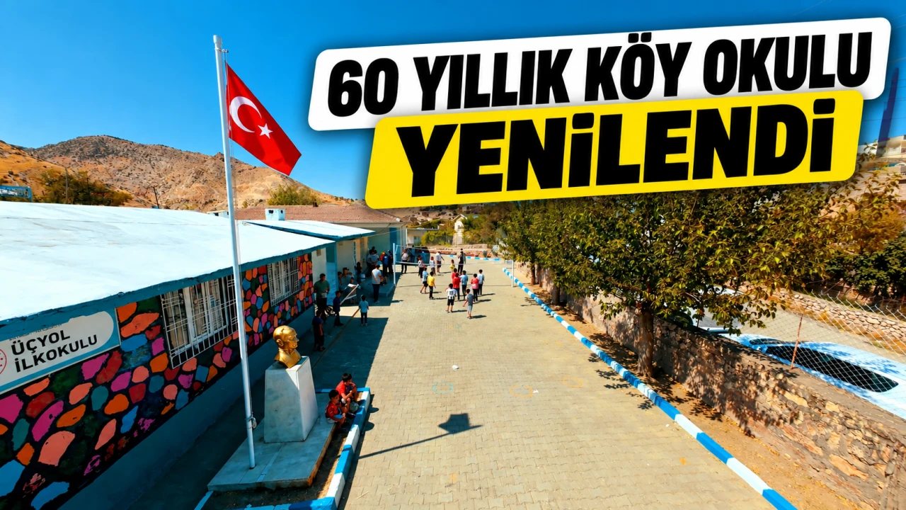 Köy Okulu Yenilendi, Öğrenciler Yeni Döneme Hazır