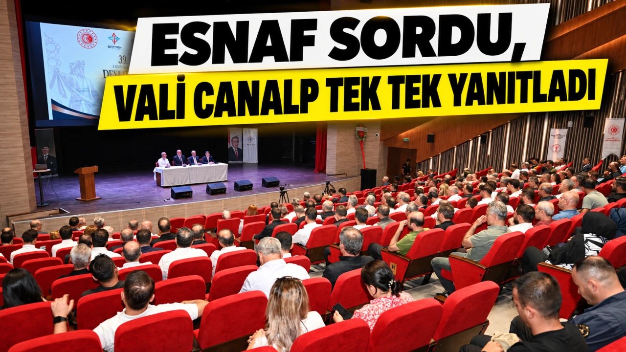 Batman’da Esnaf Sorunları ve Çözümleri Tartışıldı