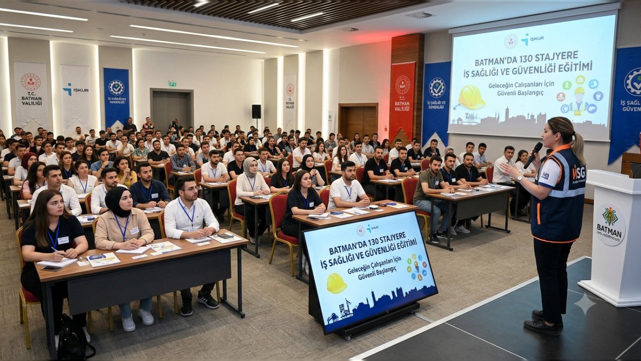 Batman’da 130 Stajyere İş Sağlığı Eğitimi Verildi