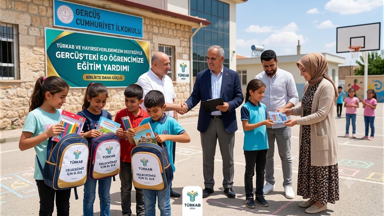 Gercüş’teki Öğrencilere Eğitim Desteği Sağlandı
