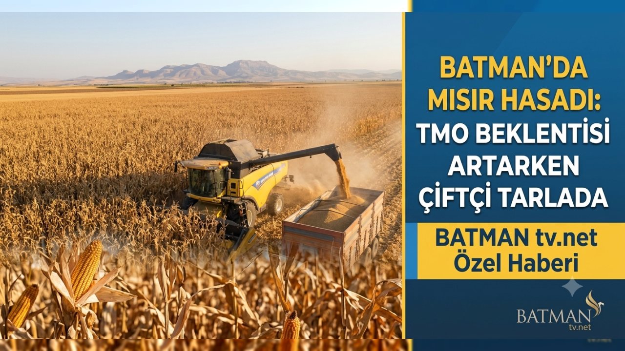 Batman’da Mısır Hasadı Başladı, Üreticiler 17 Bin TL Bekliyor