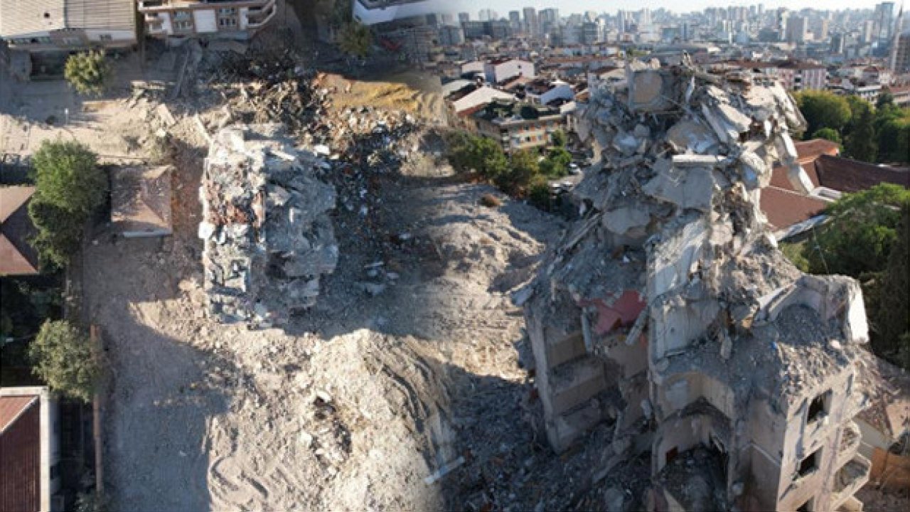 Küçükçekmece’de Yıkım Aşamasındaki Bina Kendiliğinden Çöktü