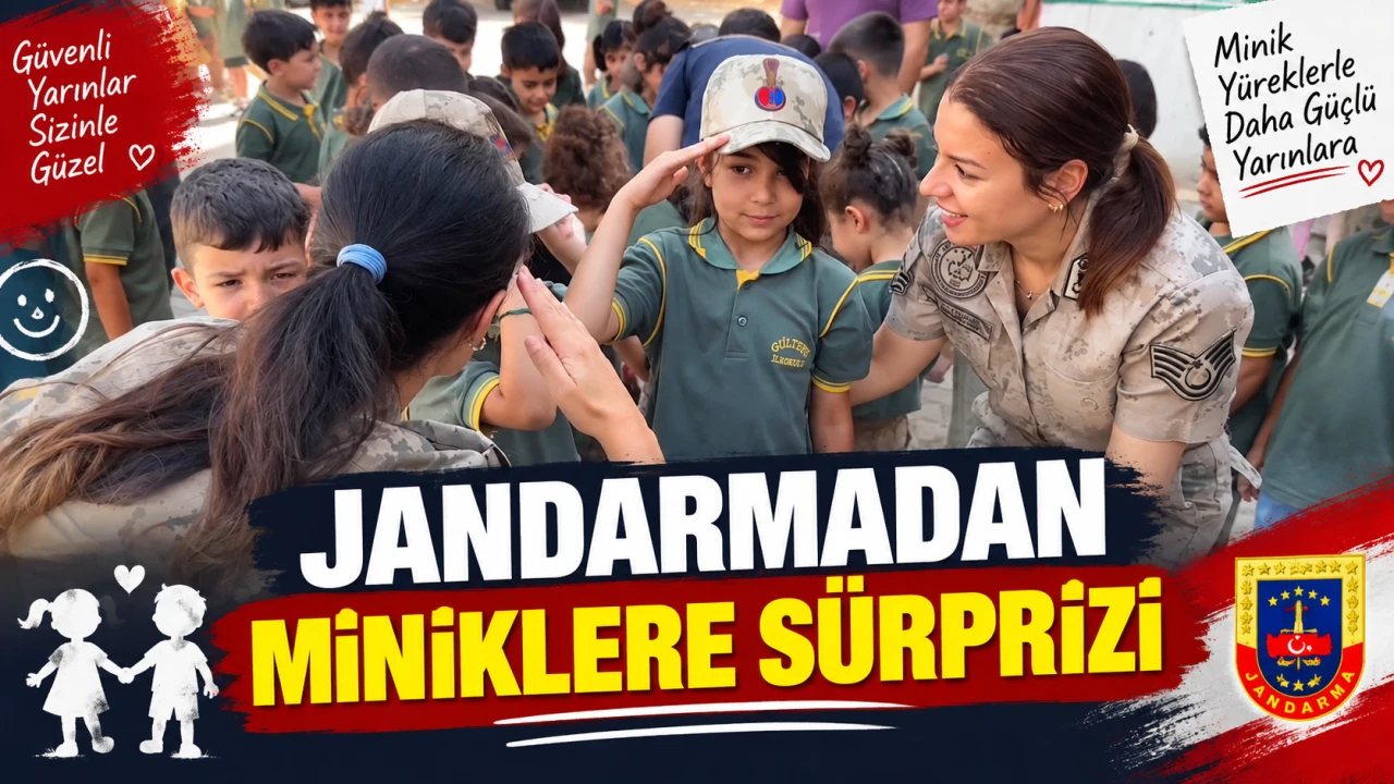 Jandarma, Minik Öğrencilere Eğlenceli Etkinlik Düzenledi