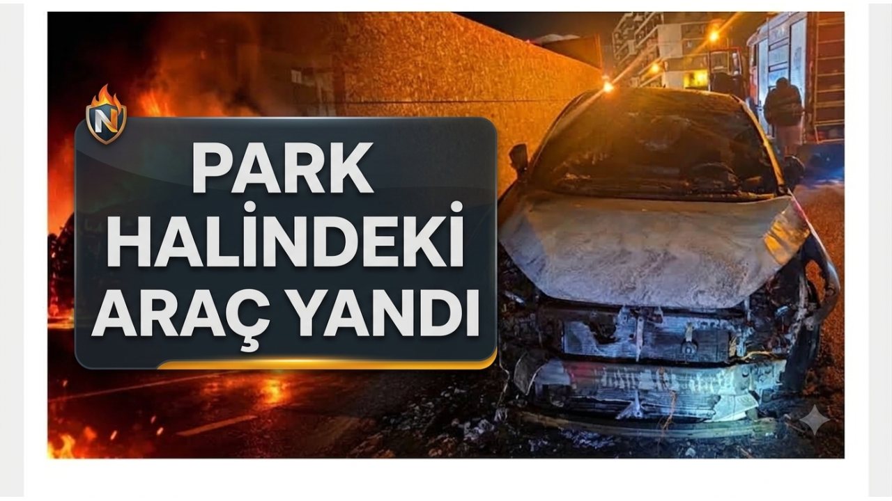 Batman’da Park Halindeki Araçta Yangın Çıktı