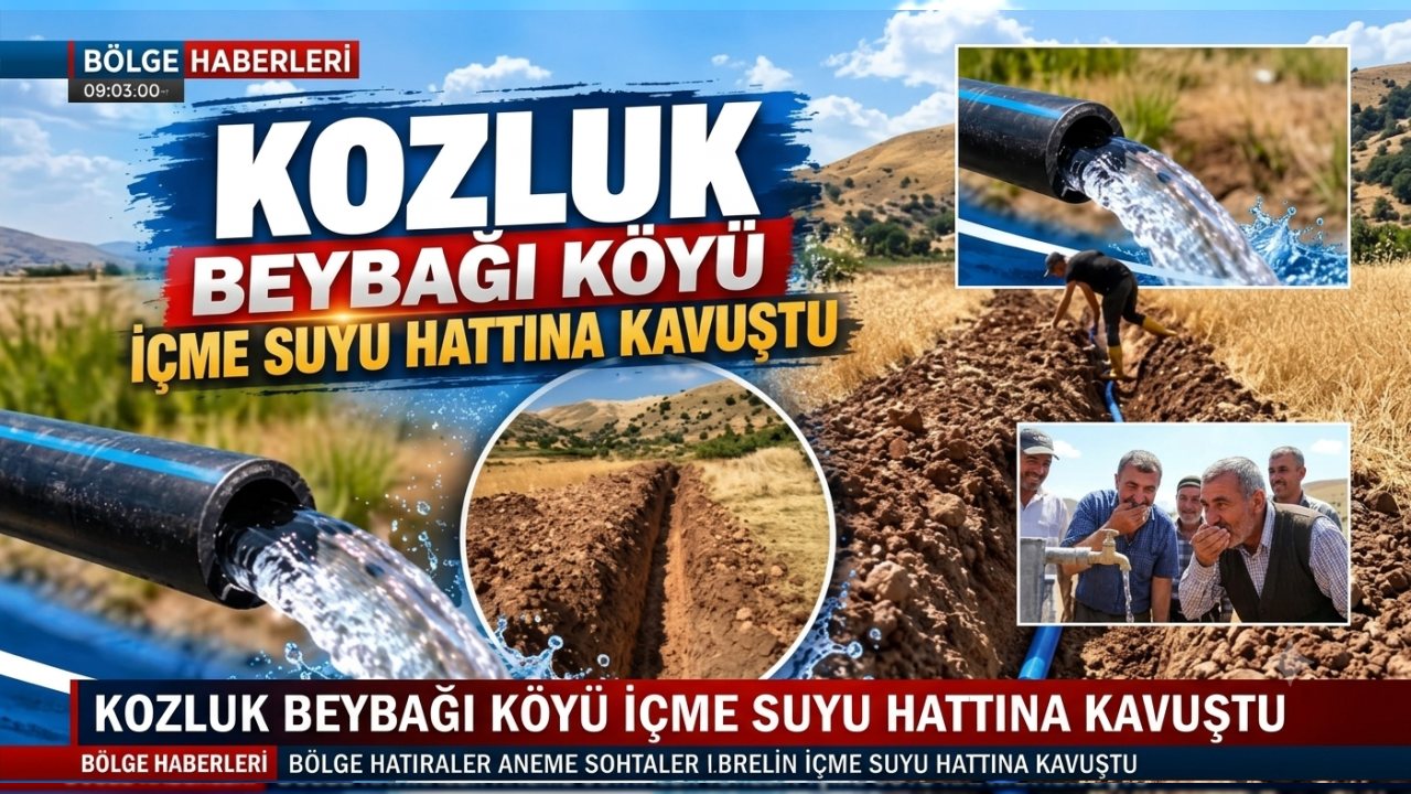 Kozluk Beybağı Köyü İçme Suyu Altyapısı Güçlendirildi