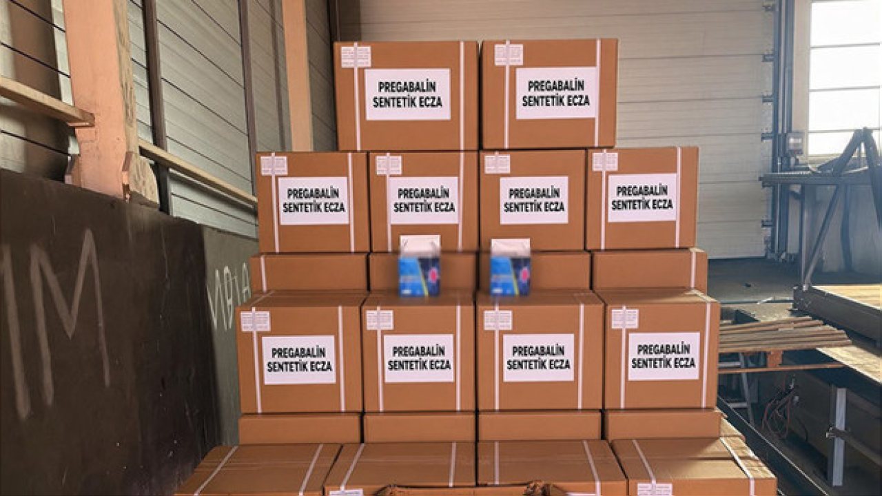 Mersin’de 1 Ton 716 Kilogram Pregabalin Ele Geçirildi