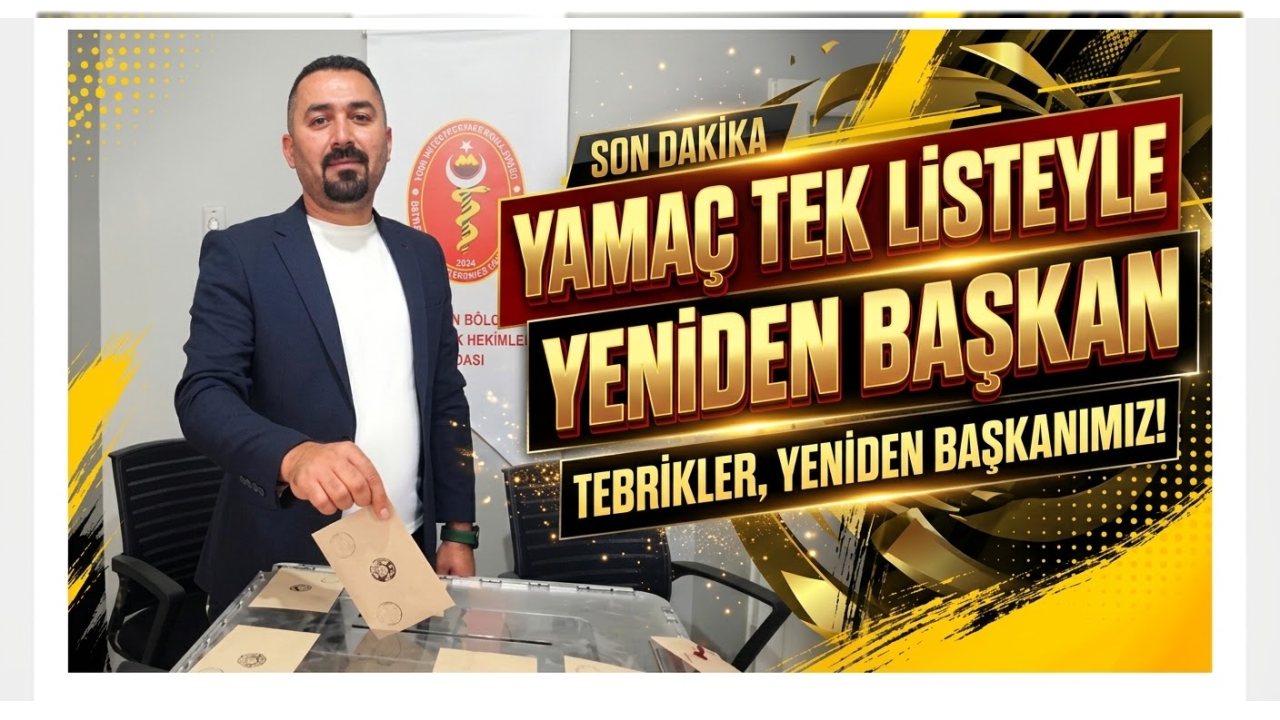 Abdullah Yamaç, Batman Veteriner Hekimleri Odası Başkanlığına Yeniden Seçildi