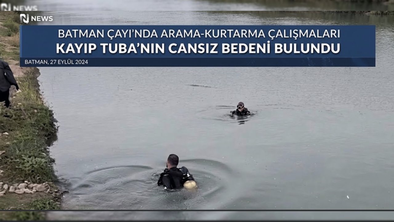 Batman Çayı’na giren Tuba Durmaz hayatını kaybetti