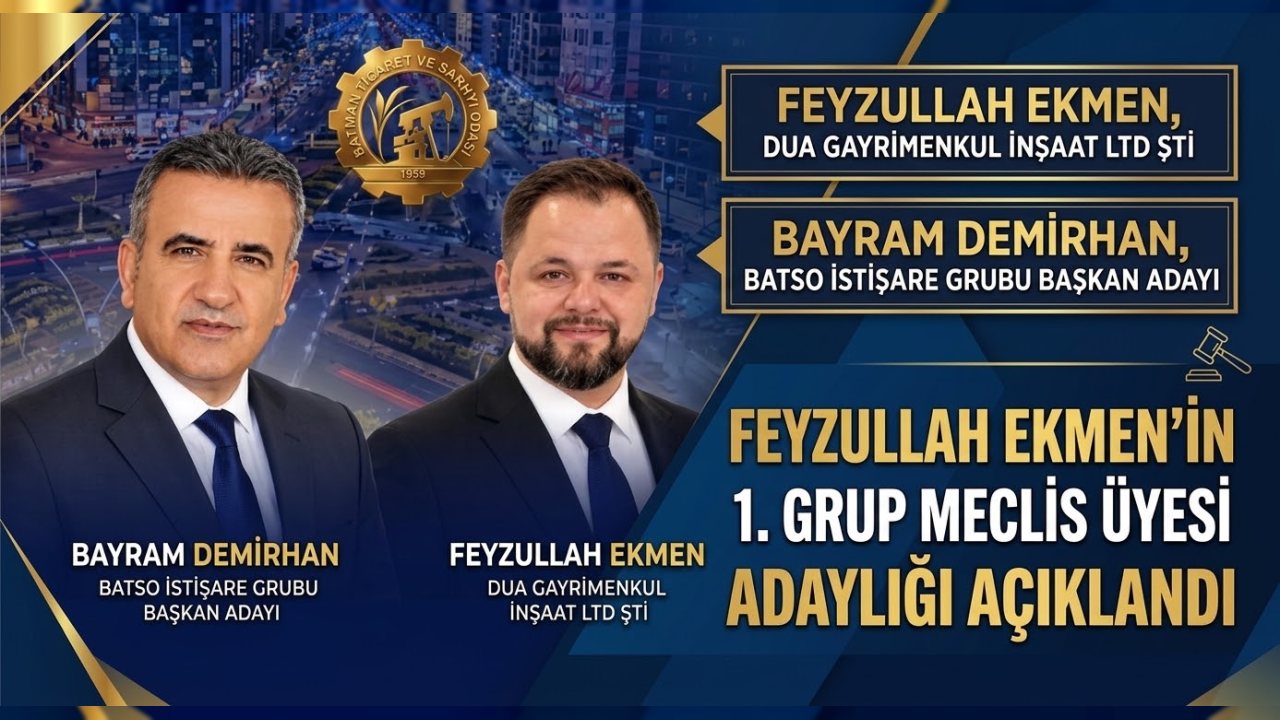 Ekmen, Batman’da Meclis Üyesi Adaylığını Duyurdu