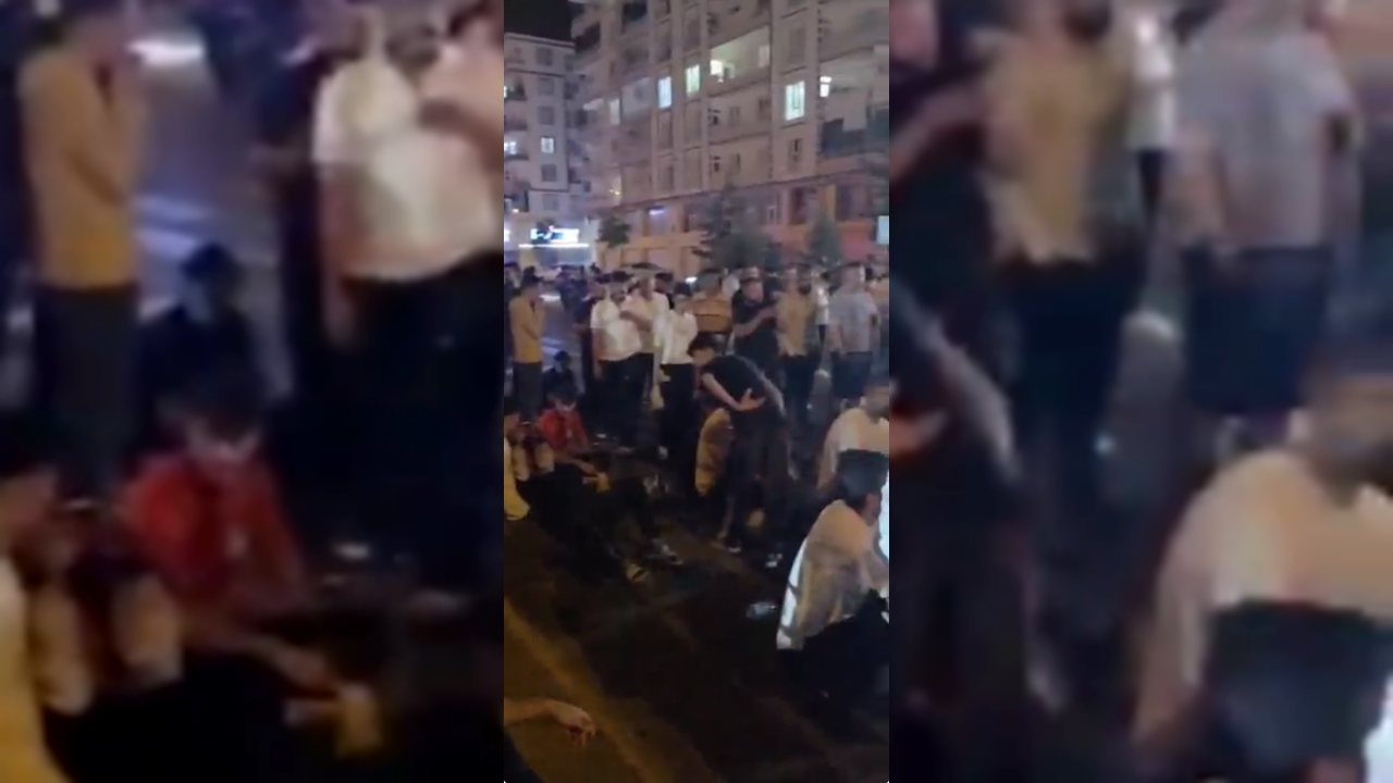 Batman’da Kazalara Tepki Gösterildi, Yol Trafiğe Kapandı