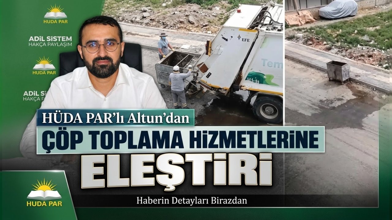 Batman’da Çöp Toplama Hizmetlerine Eleştiri Geldi