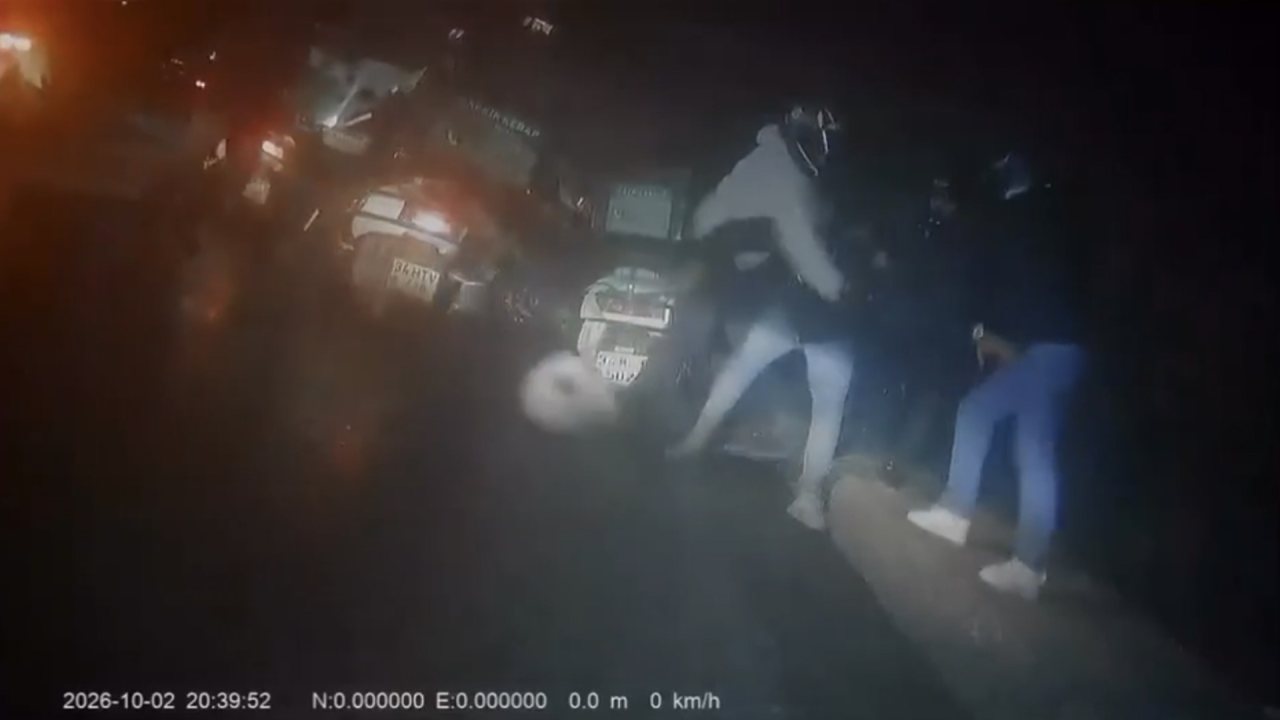 Sarıyer’de Motokuryeye Darbe: Kaskla Vuruldu